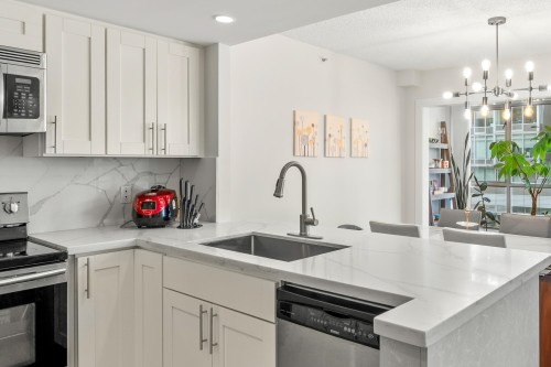 706-867 Hamilton Street, Vancouver, BC - Indoor Photo Showing Kitchen