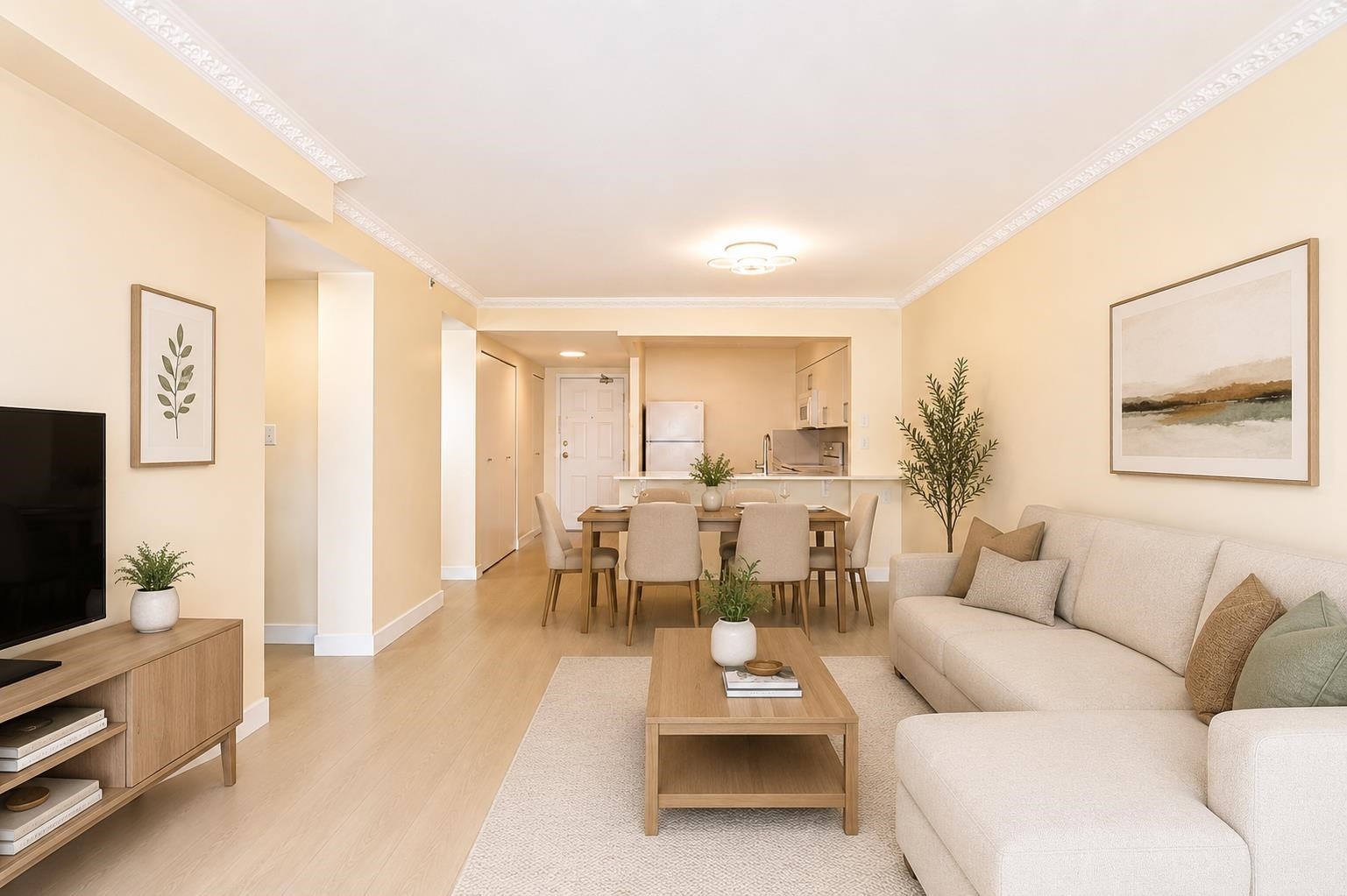 603-2468 Broadway E, Vancouver, BC - Indoor Photo Showing Living Room