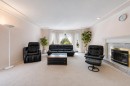7038 Bridge Street, Richmond, BC  - Indoor Photo Showing Living Room With Fireplace 