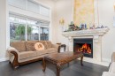 8411 Fairhurst Road, Richmond, BC  - Indoor Photo Showing Living Room With Fireplace 