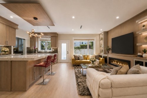 11891 Dunavon Place, Richmond, BC - Indoor With Fireplace
