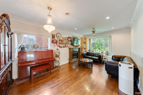 3036 1St Avenue E, Vancouver, BC - Indoor Photo Showing Other Room With Fireplace