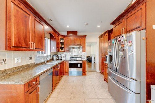 3036 1St Avenue E, Vancouver, BC - Indoor Photo Showing Kitchen With Double Sink