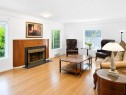 5809 Selkirk Street, Vancouver, BC  - Indoor Photo Showing Living Room With Fireplace 