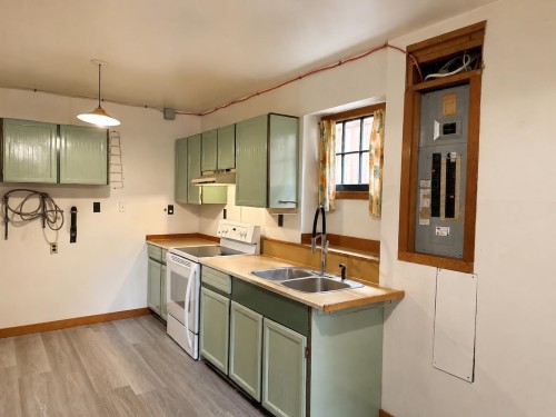 4117 11Th Avenue W, Vancouver, BC - Indoor Photo Showing Kitchen With Double Sink