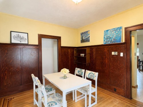 4117 11Th Avenue W, Vancouver, BC - Indoor Photo Showing Dining Room