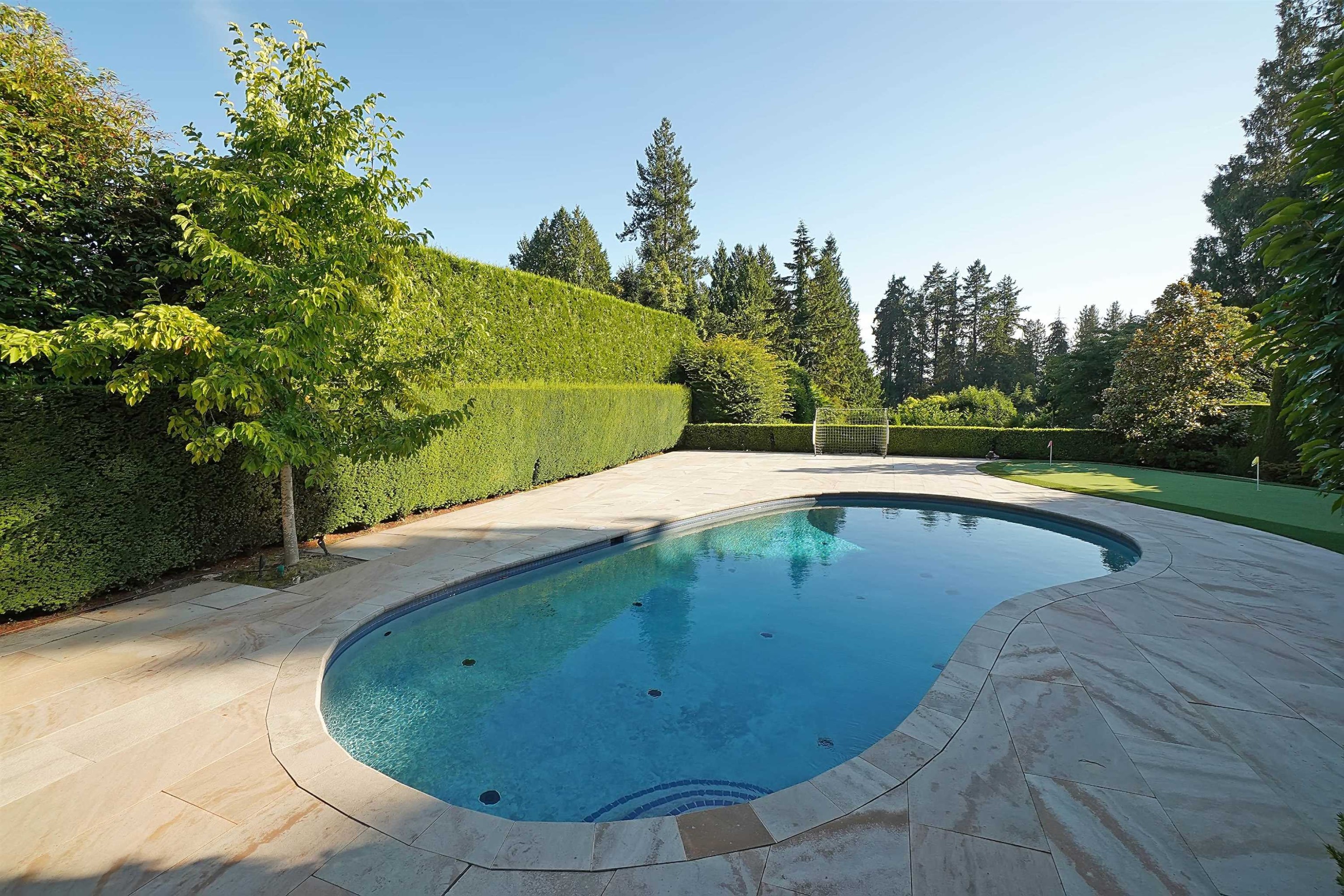 2920 Mathers Avenue, West Vancouver, BC - Outdoor With In Ground Pool With Backyard