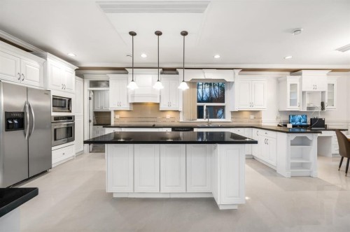 9871 Pigott Road, Richmond, BC - Indoor Photo Showing Kitchen With Stainless Steel Kitchen With Upgraded Kitchen