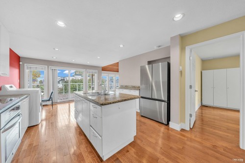 3191 23Rd Avenue W, Vancouver, BC - Indoor Photo Showing Kitchen With Double Sink
