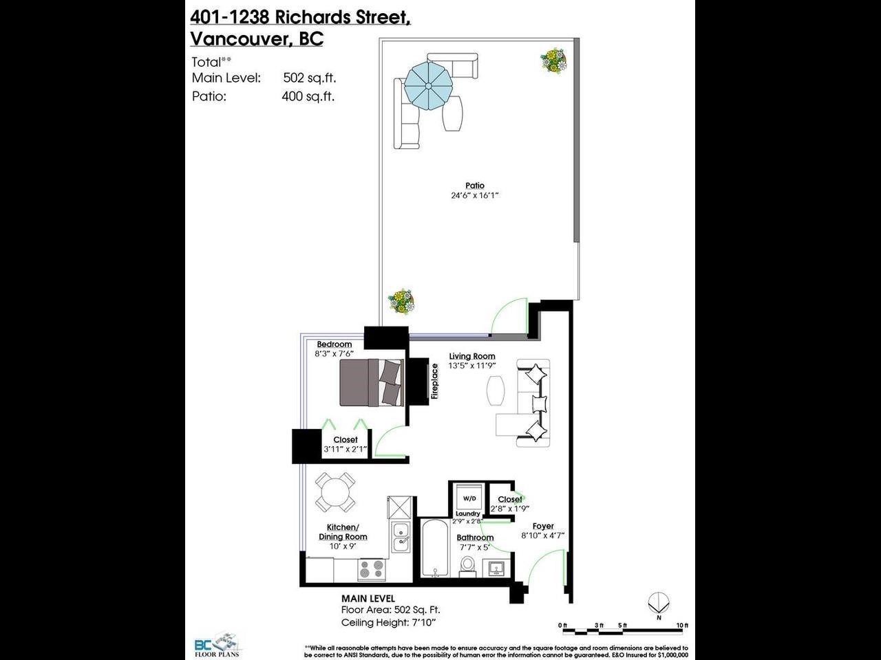 401-1238 Richards Street, Vancouver, BC
