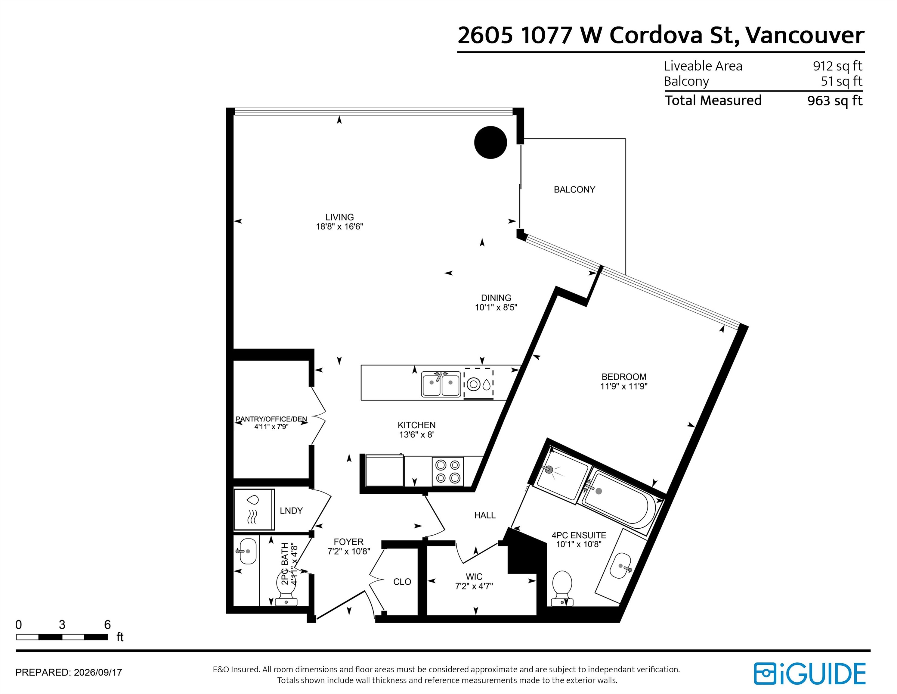 2605-1077 Cordova Street W, Vancouver, BC