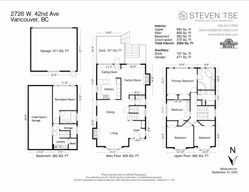2726 42Nd Avenue W, Vancouver, BC 