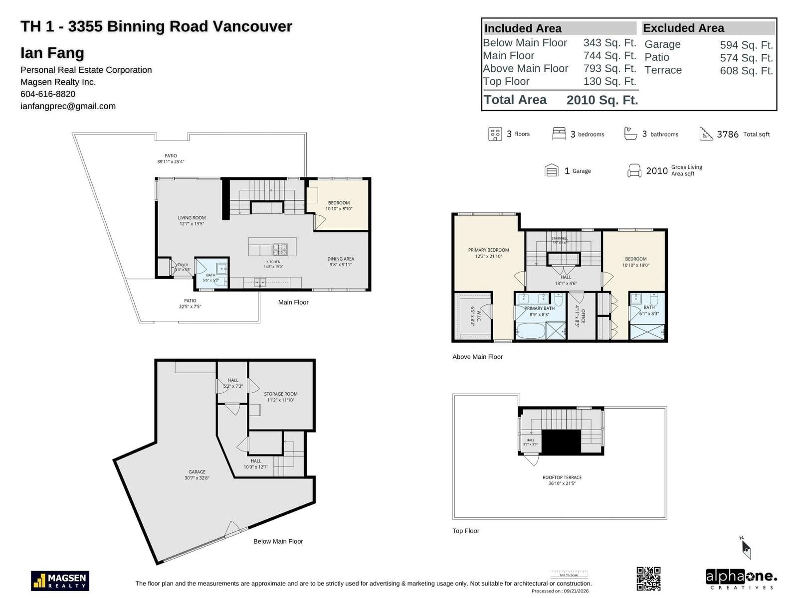 Th1-3355 Binning Road, Vancouver, BC