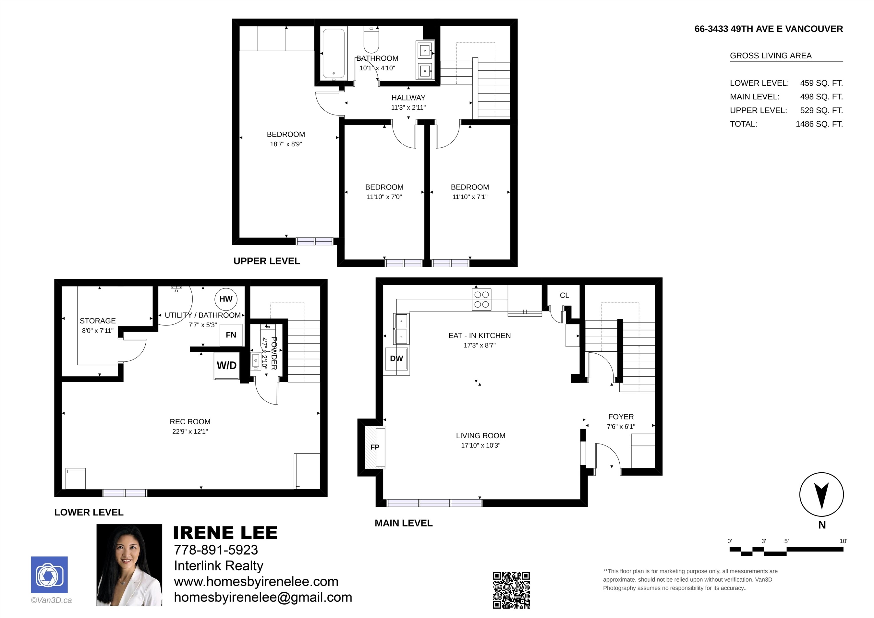 66-3433 49Th Avenue E, Vancouver, BC
