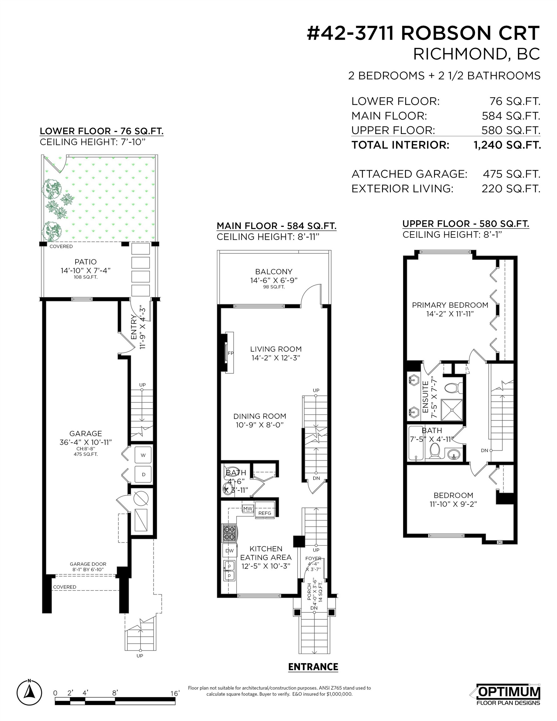 42-3711 Robson Court, Richmond, BC
