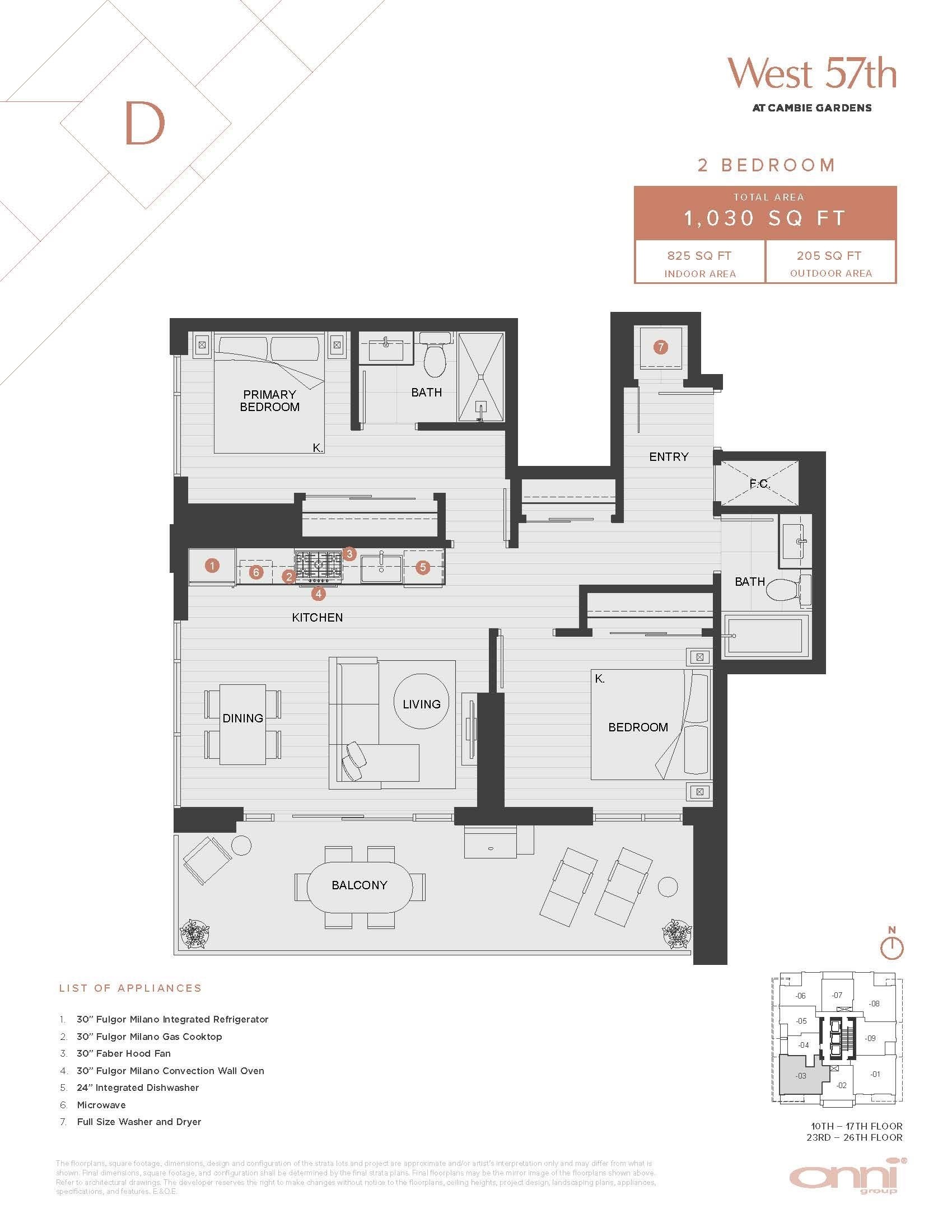 1103-688 57Th Avenue W, Vancouver, BC
