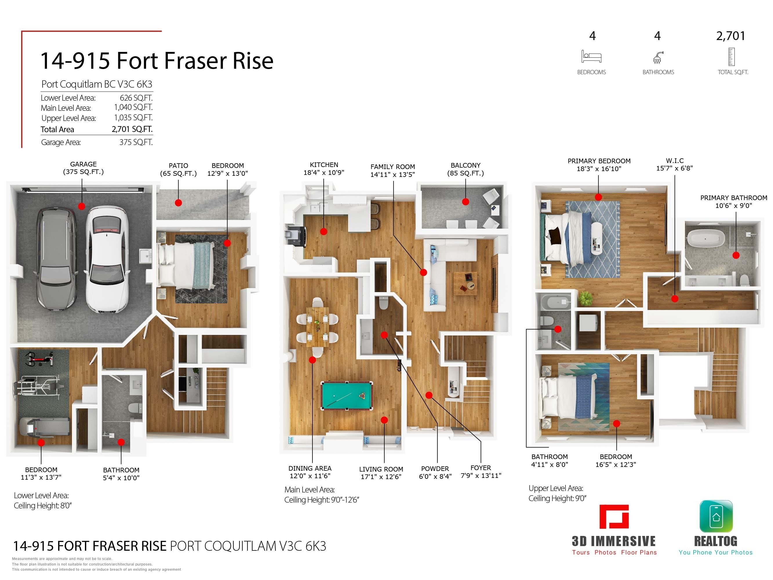 14-915 Fort Fraser Rise, Port Coquitlam, BC