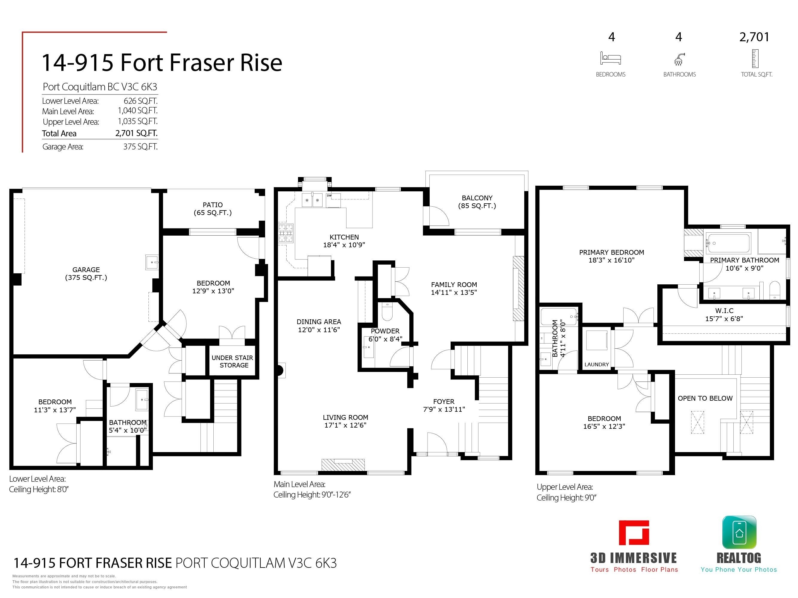 14-915 Fort Fraser Rise, Port Coquitlam, BC