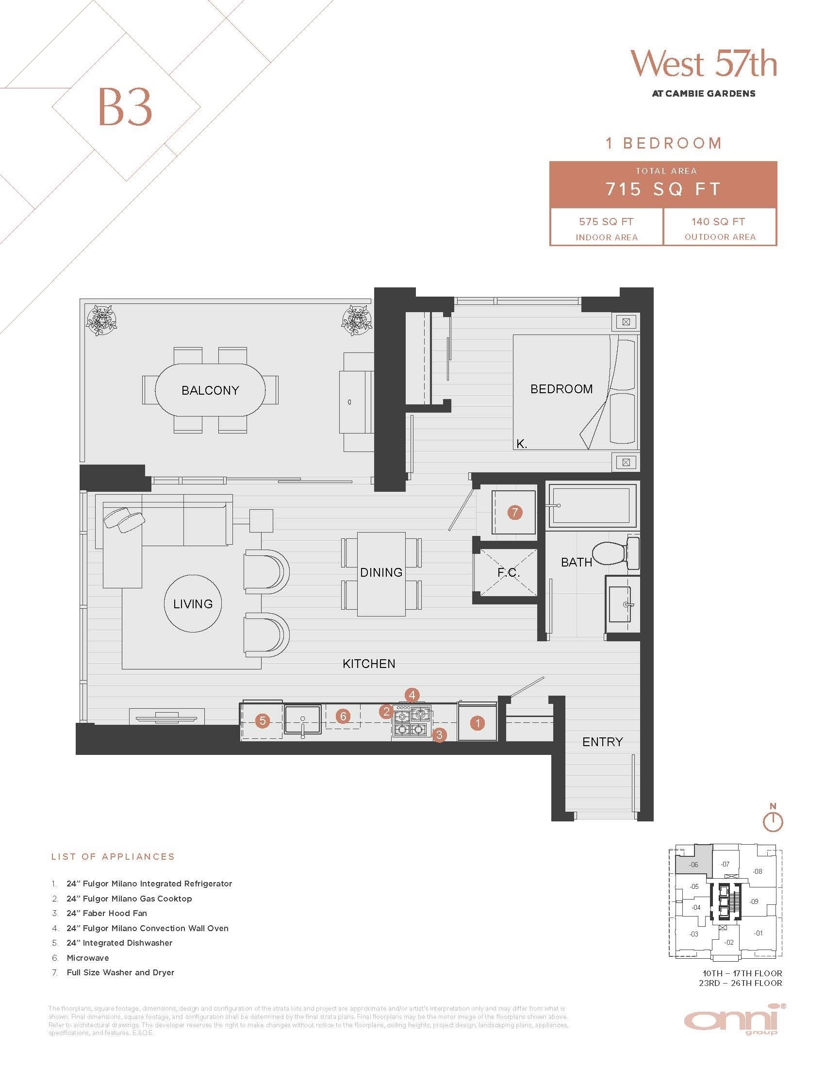 1306-688 57Th Avenue W, Vancouver, BC