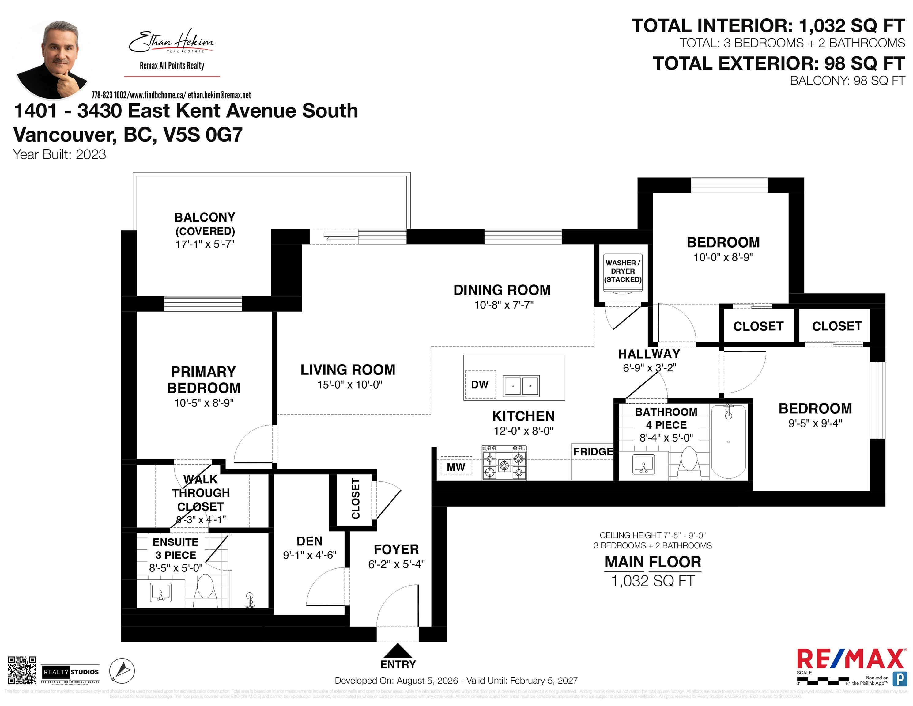 1401-3430 Kent Avenue E, Vancouver, BC
