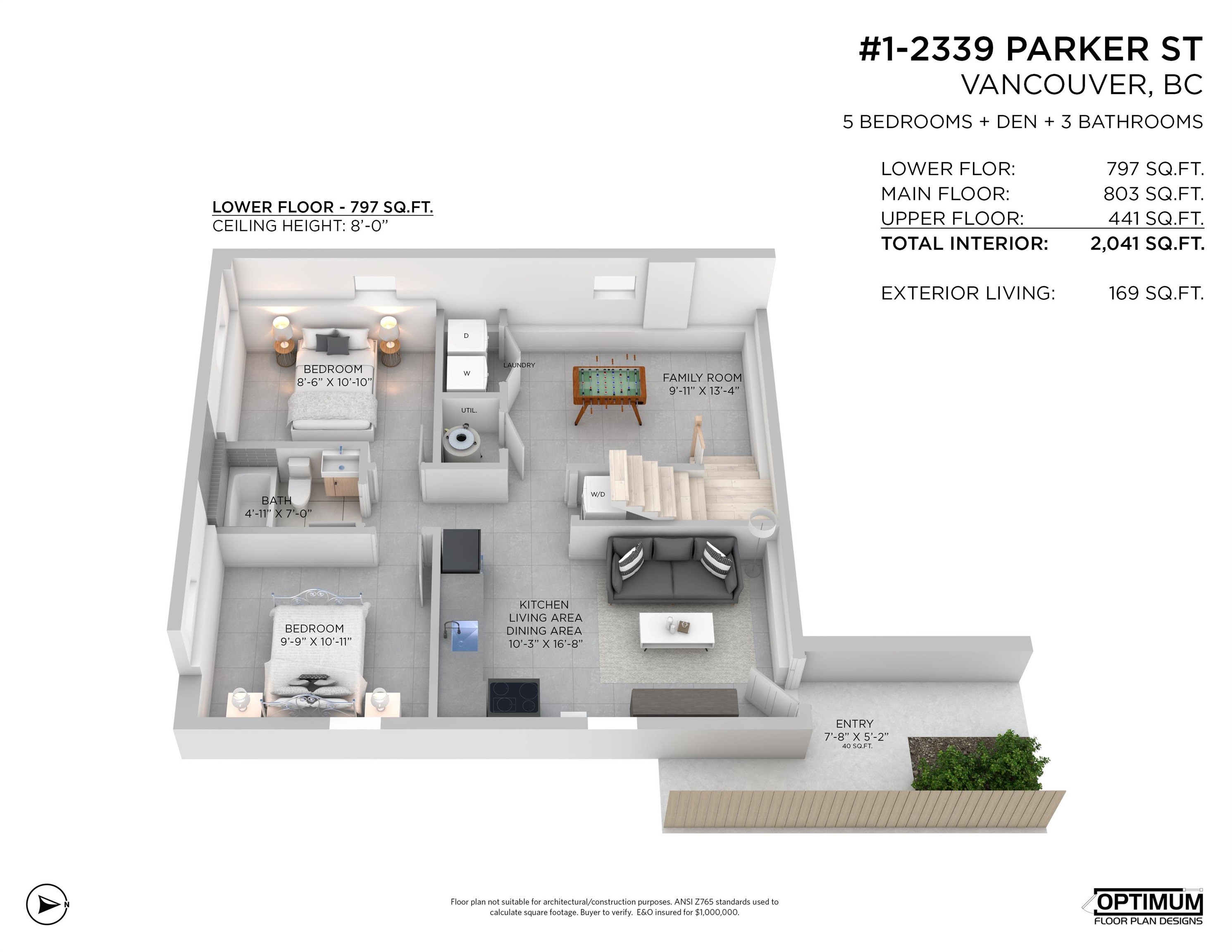 1-2339 Parker Street, Vancouver, BC
