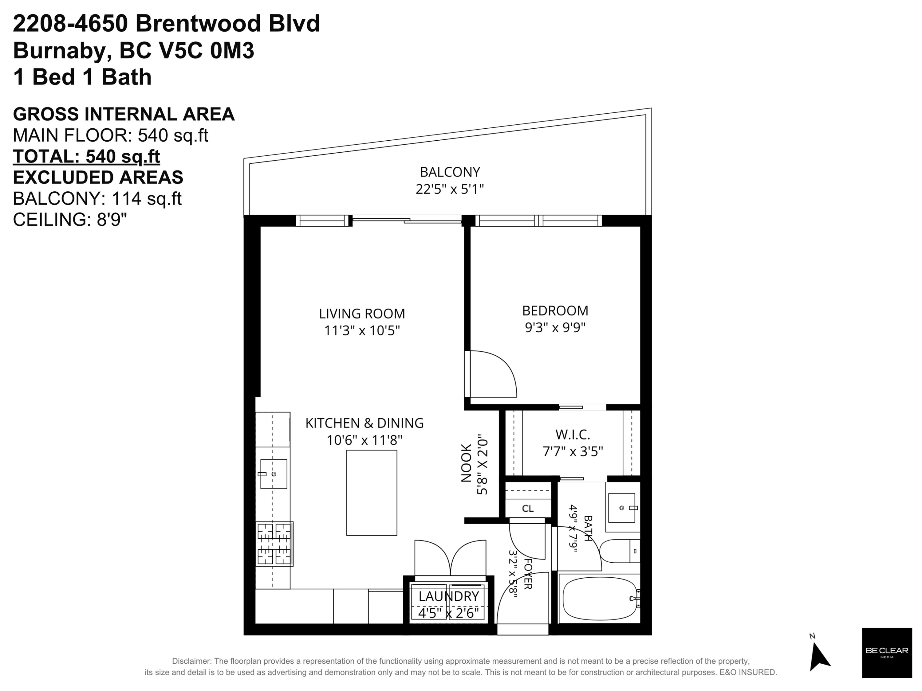 2208-4650 Brentwood Boulevard, Burnaby, BC