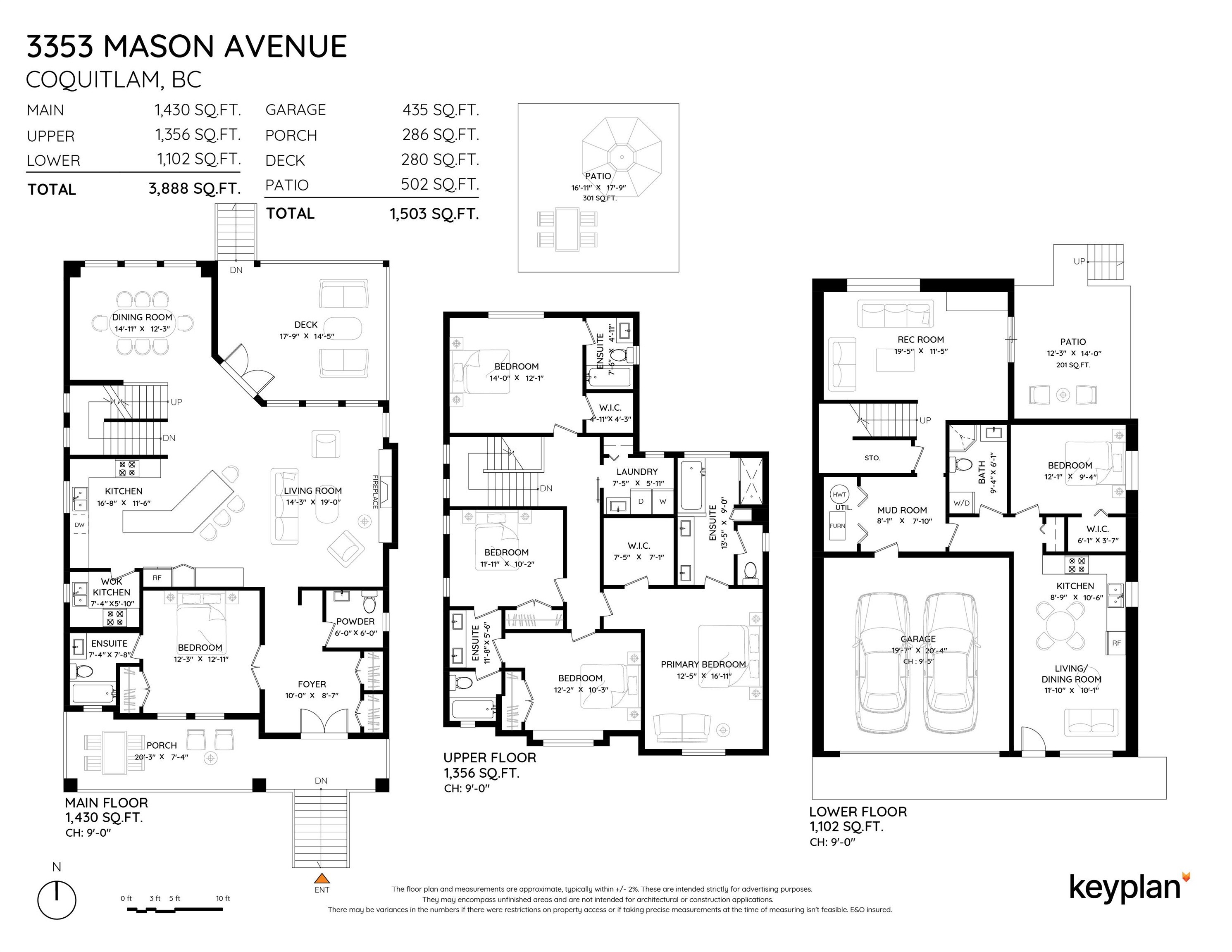 3353 Mason Avenue, Coquitlam, BC
