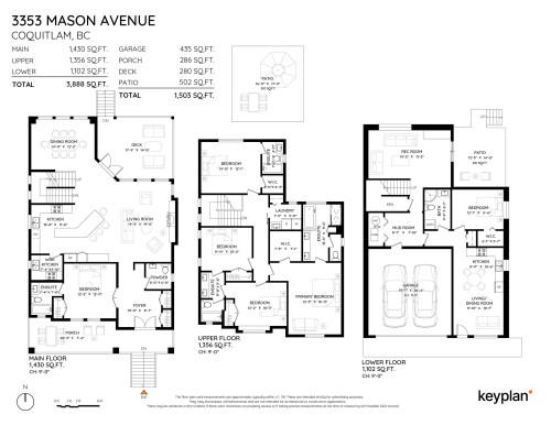 3353 Mason Avenue, Coquitlam, BC 