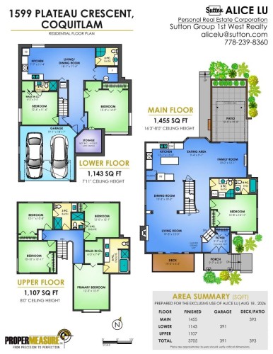 1599 Plateau Crescent, Coquitlam, BC 