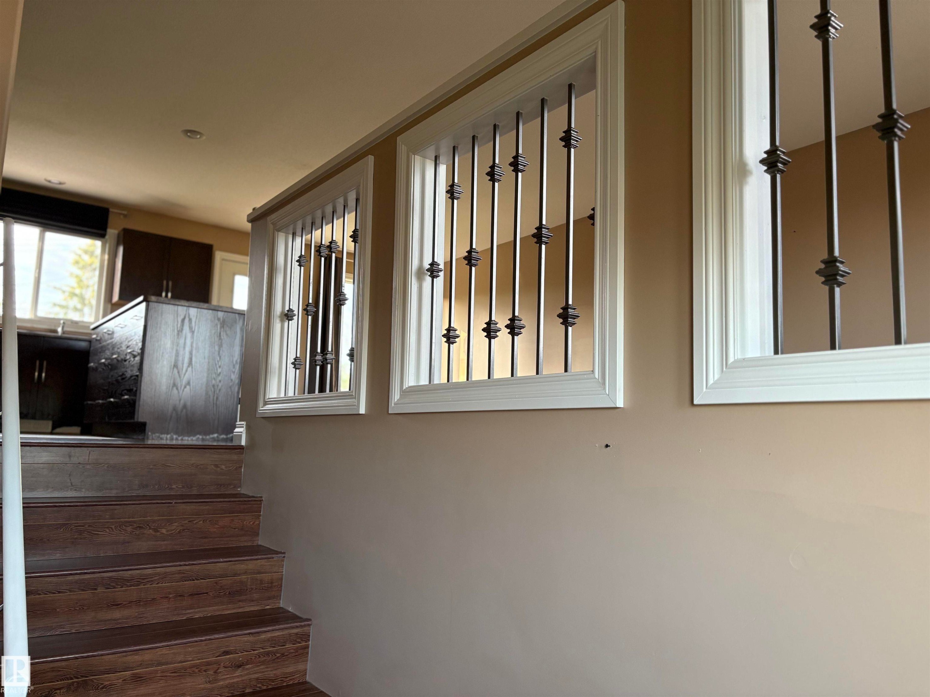 View of stairway - 5302 Railway Avenue, Elk Point, AB - Indoor Photo Showing Other Room