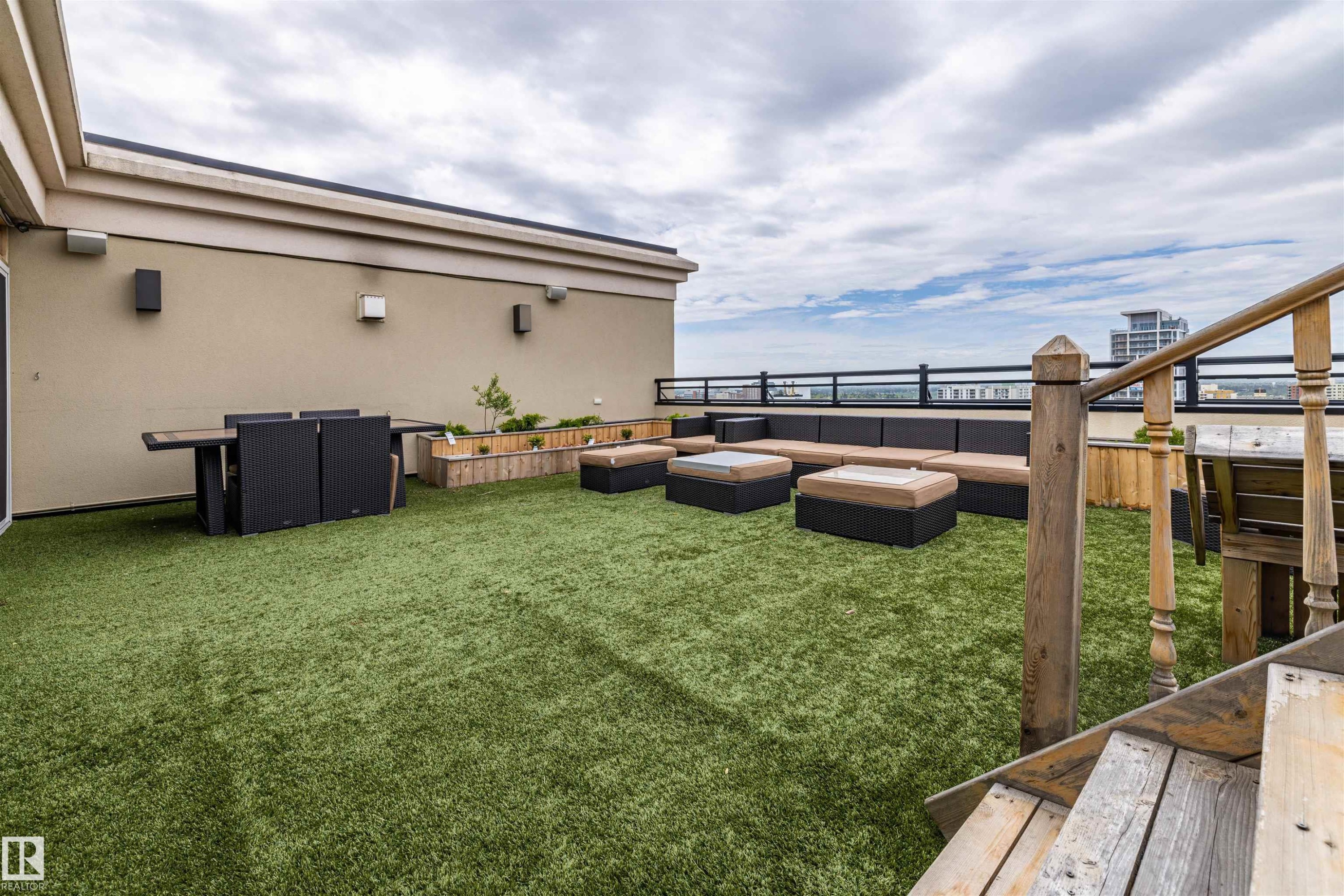 1801 9939 109 Street, Edmonton, AB - Outdoor With Deck Patio Veranda With Exterior