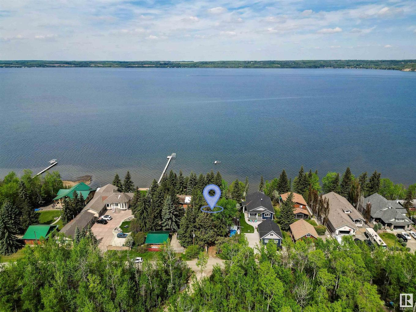 32 Marine Drive, Rural Parkland County, AB - Outdoor With Body Of Water With View