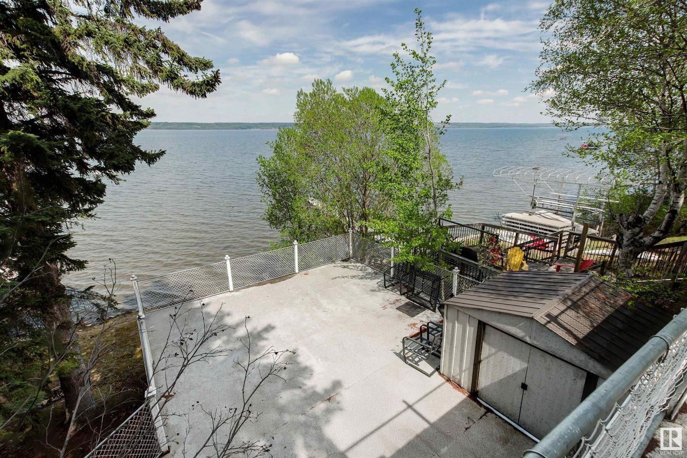 32 Marine Drive, Rural Parkland County, AB - Outdoor With Body Of Water With View