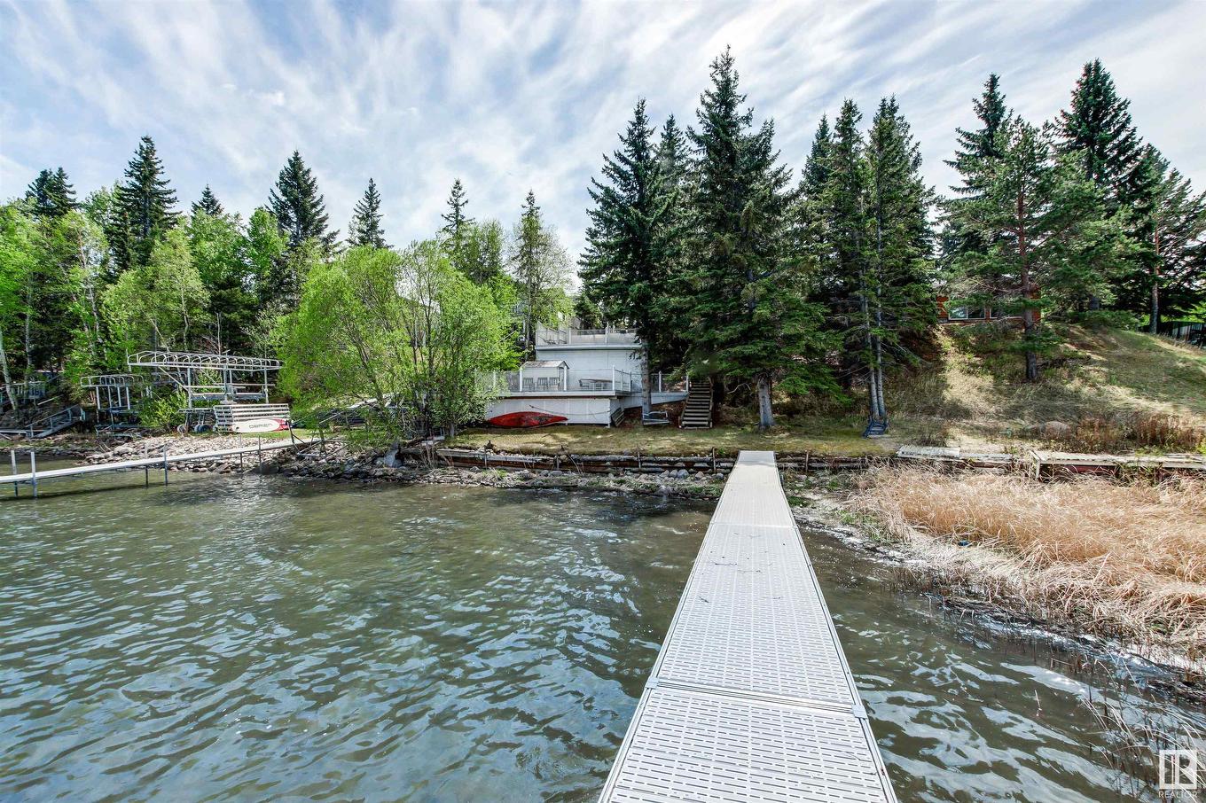 32 Marine Drive, Rural Parkland County, AB - Outdoor With Body Of Water With View