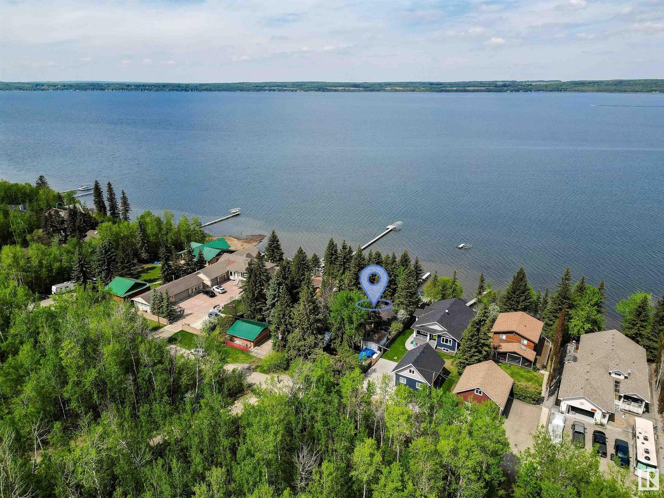 32 Marine Drive, Rural Parkland County, AB - Outdoor With Body Of Water With View