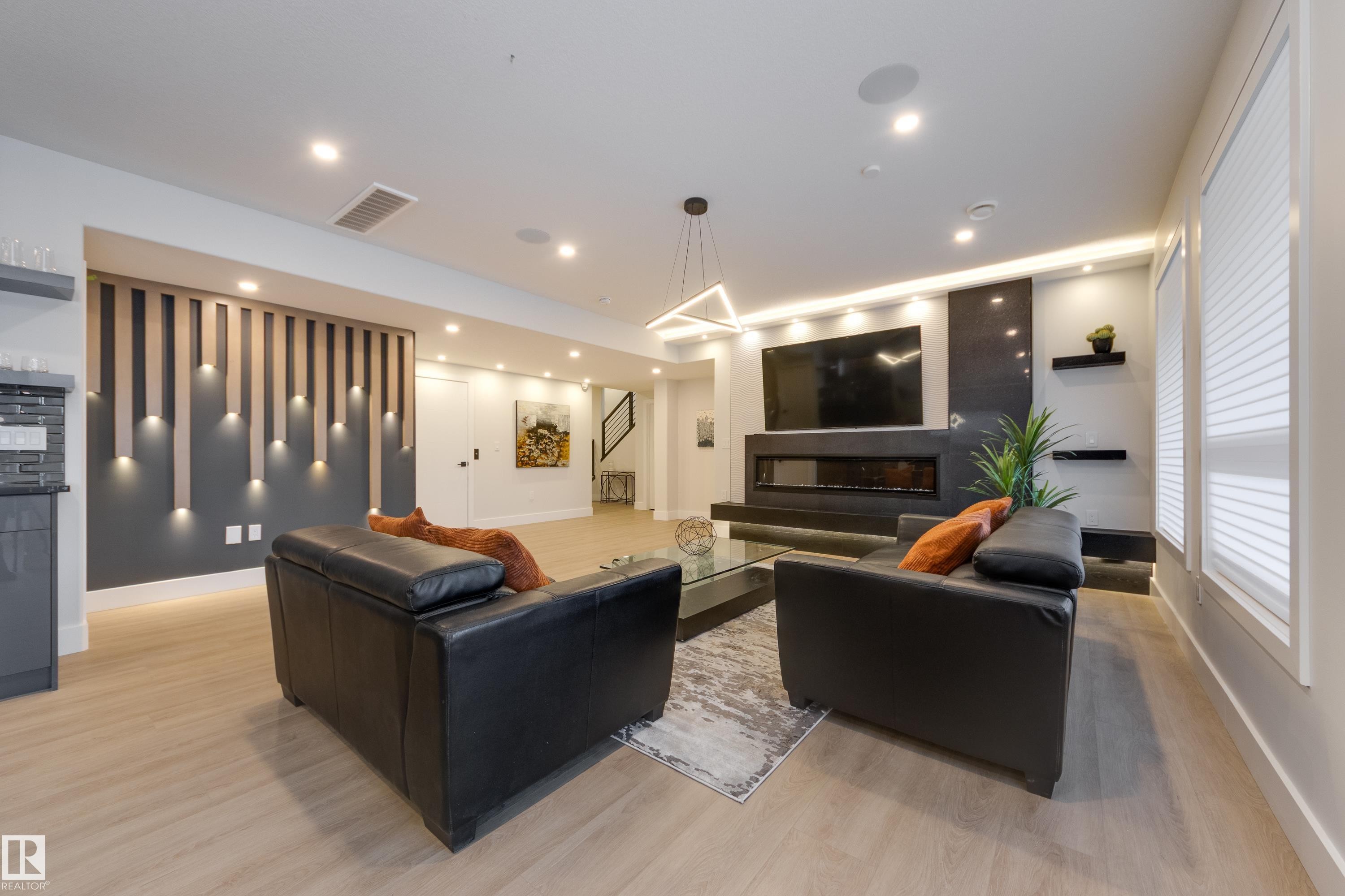4111 Whispering River Dr. Drive, Edmonton, AB - Indoor With Fireplace