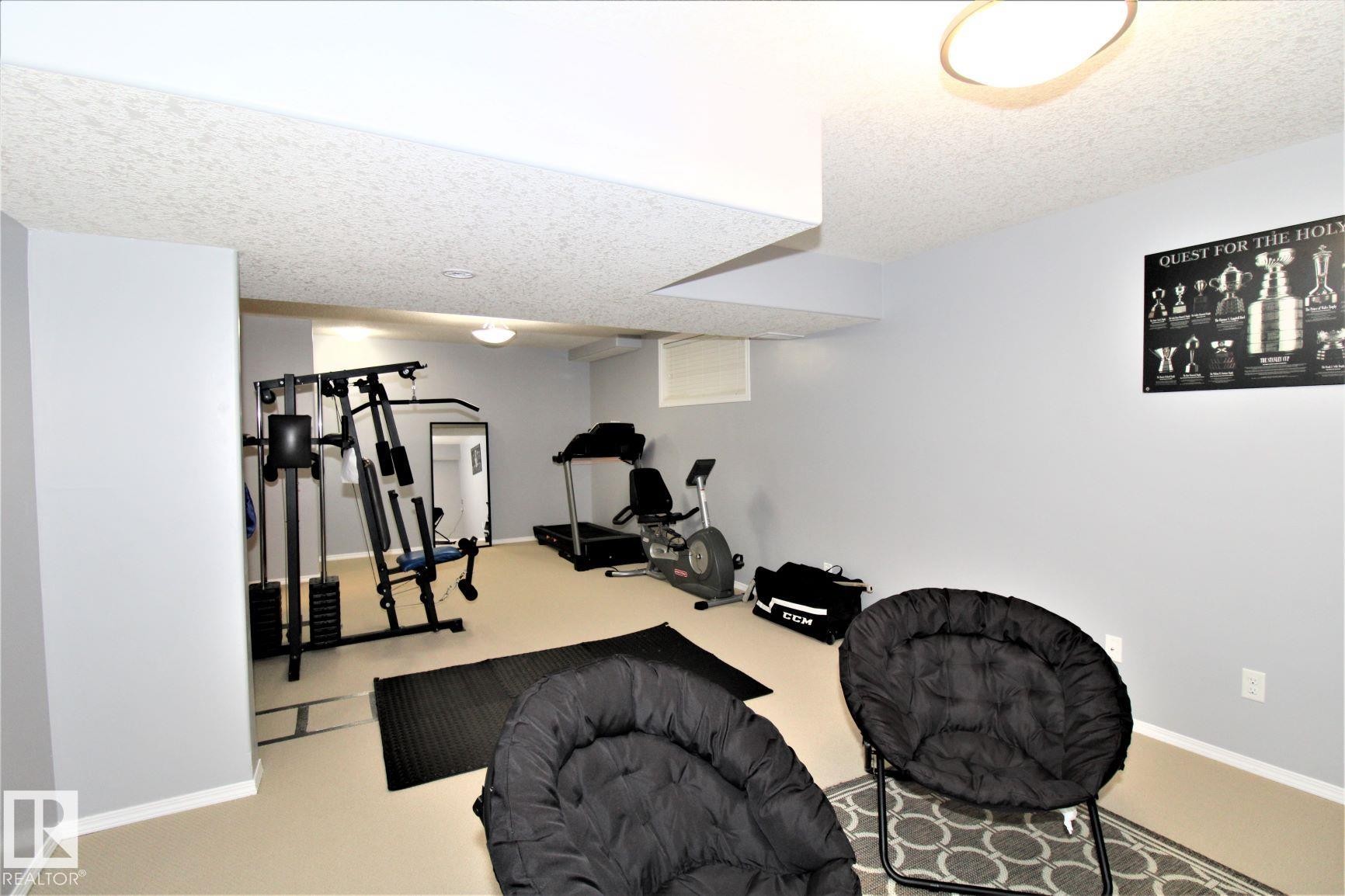 1218 37 Avenue Nw, Edmonton, AB - Indoor Photo Showing Gym Room