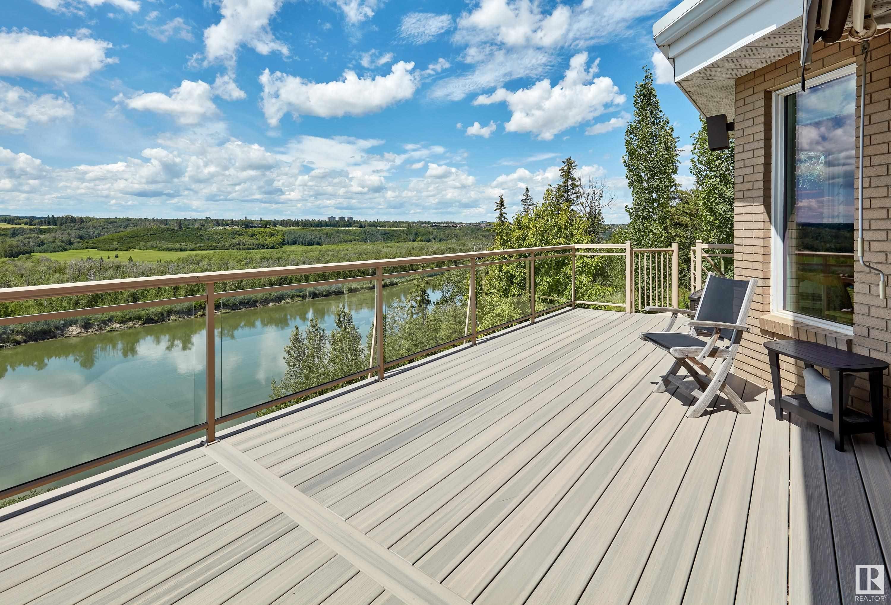 4804 154 Street, Edmonton, AB - Outdoor With Deck Patio Veranda With View