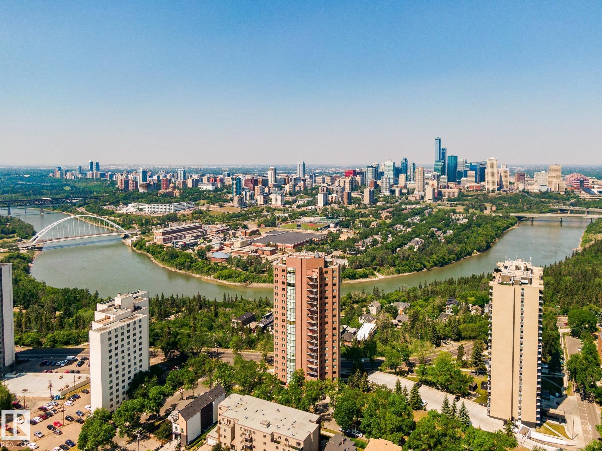 1900 10035 Saskatchewan Drive, Edmonton, AB - Outdoor With View