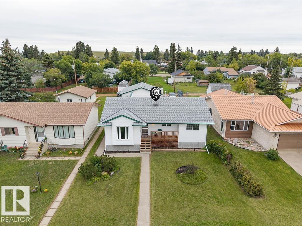 Aerial perspective of suburban area - 5026 53 Ave, Ryley, AB - Outdoor