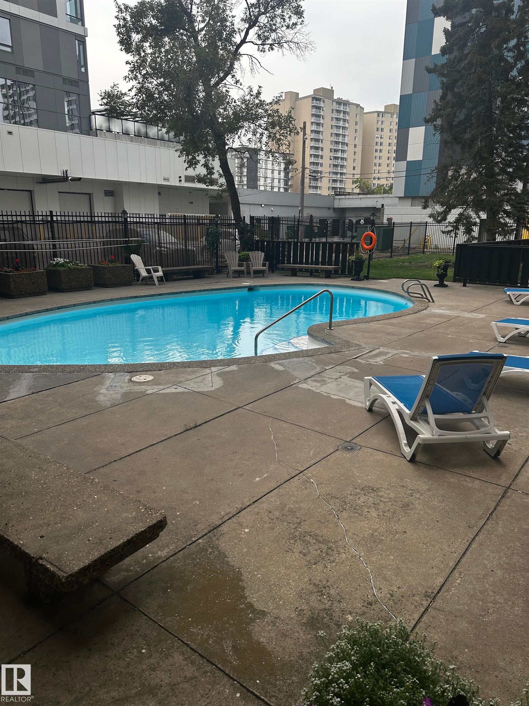 706 10140 120 Street, Edmonton, AB - Outdoor With In Ground Pool