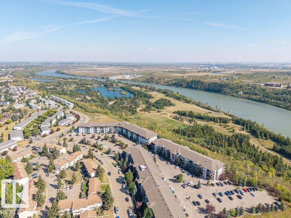 Aerial view of property's location featuring a large body of water - Edmonton, AB - Outdoor With View