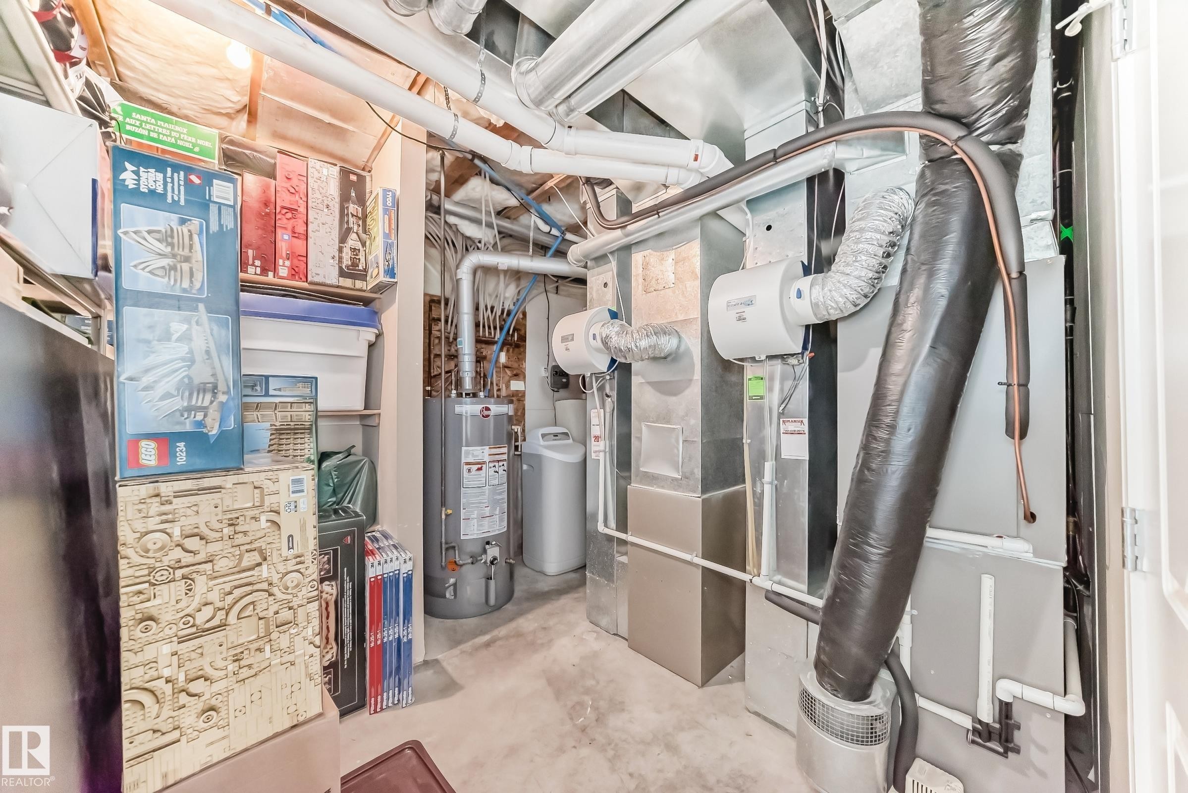 Edmonton, AB - Indoor Photo Showing Basement