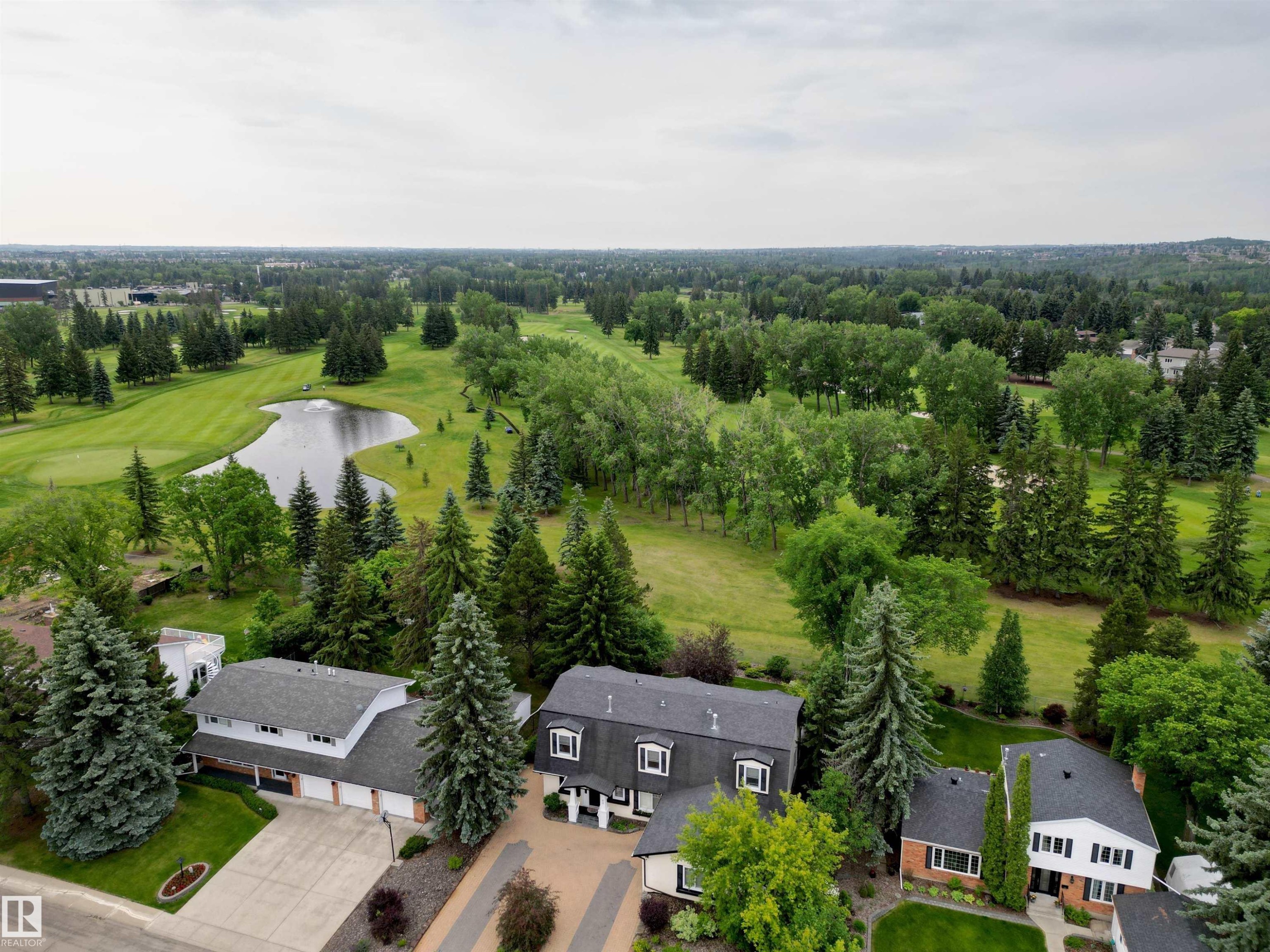 63 Fairway Drive, Edmonton, AB - Outdoor With View