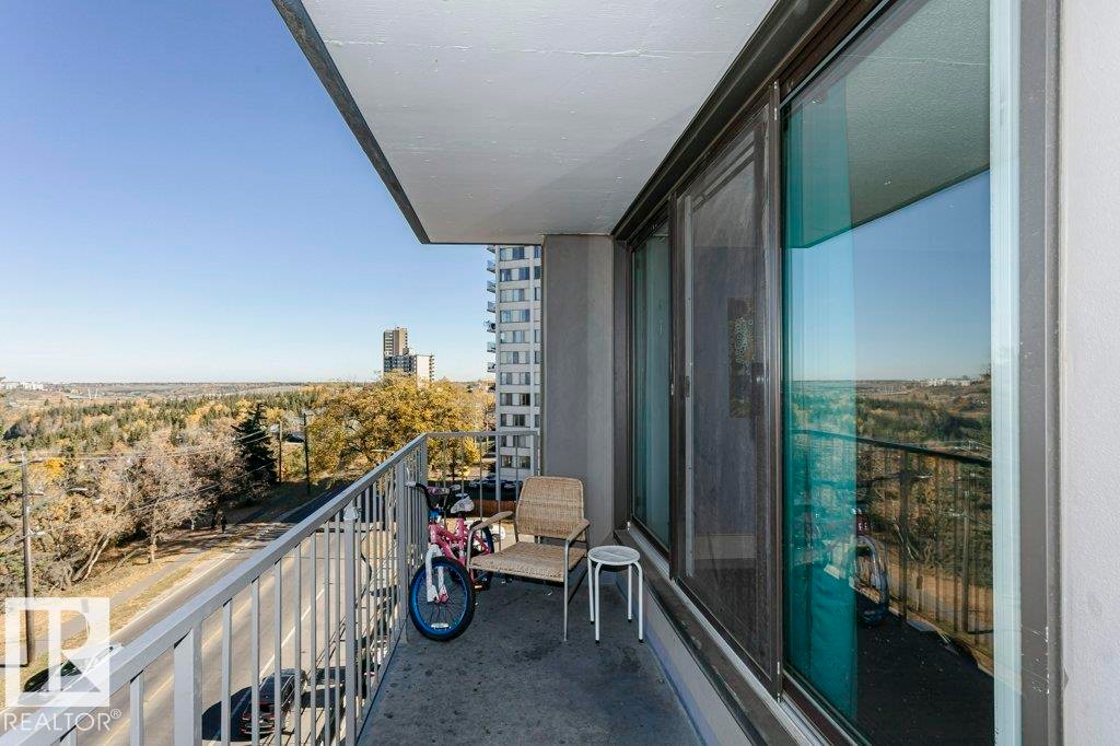 605 10135 Saskatchewan Drive, Edmonton, AB - Outdoor With Balcony With Exterior