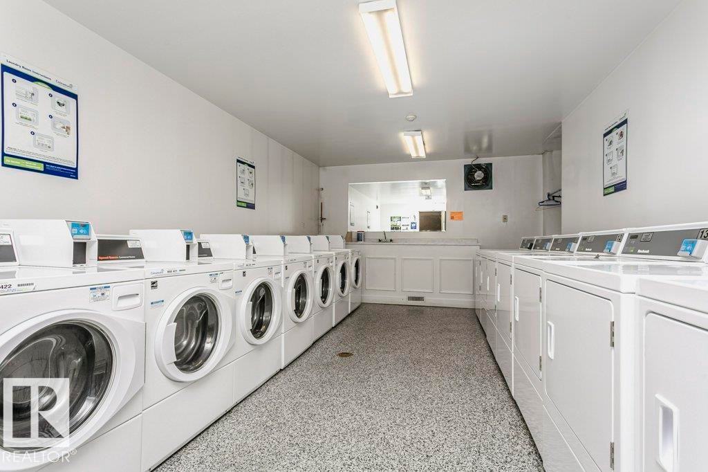 605 10135 Saskatchewan Drive, Edmonton, AB - Indoor Photo Showing Laundry Room