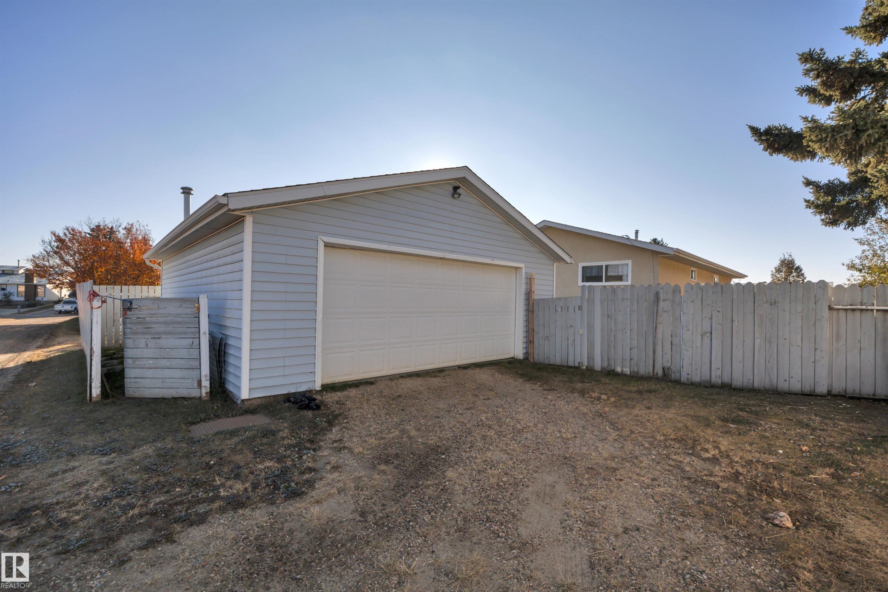 View of garage - 5312 36 Ave, Wetaskiwin, AB - Outdoor With Exterior