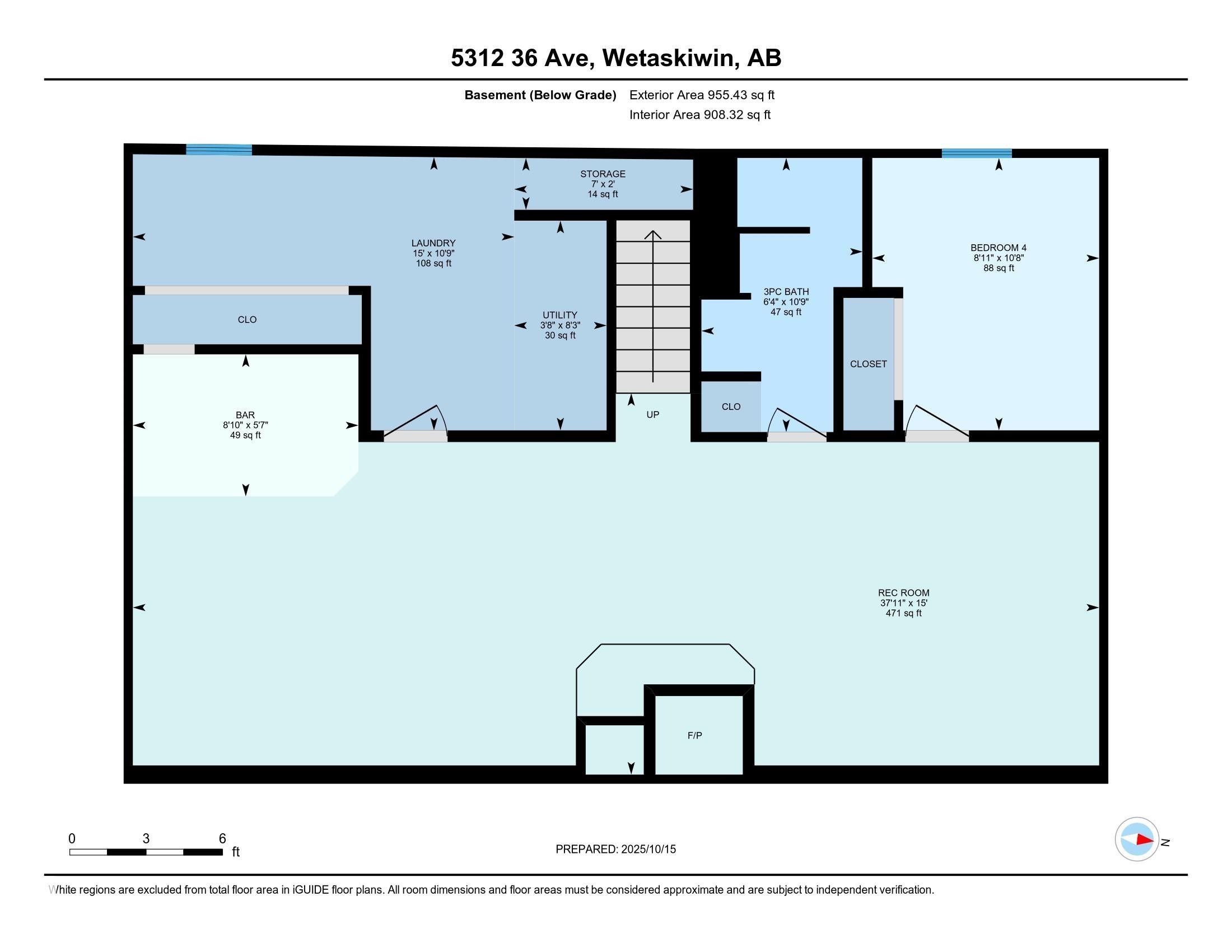 View of home floor plan - 5312 36 Ave, Wetaskiwin, AB - Other