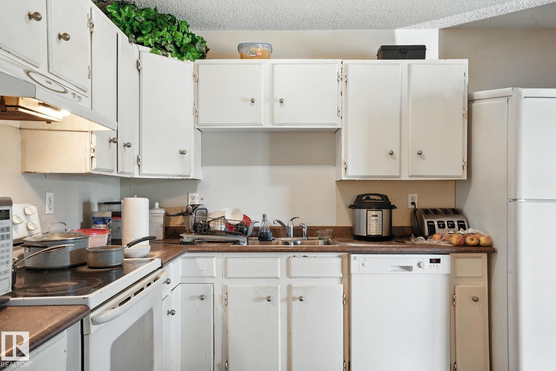 9963 171 Ave, Edmonton, AB - Indoor Photo Showing Kitchen With Double Sink