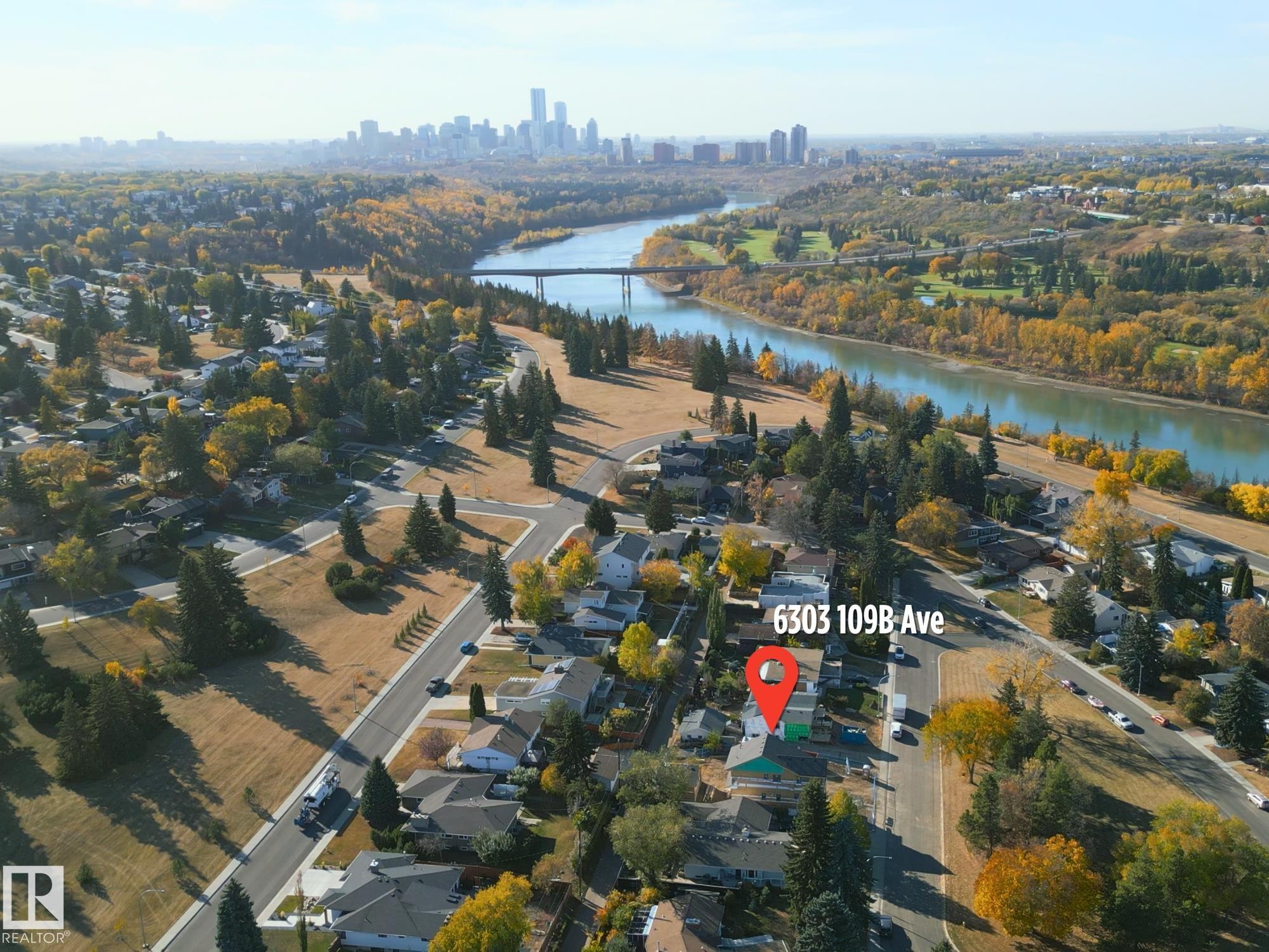 6303 109B Avenue, Edmonton, AB - Outdoor With Body Of Water With View